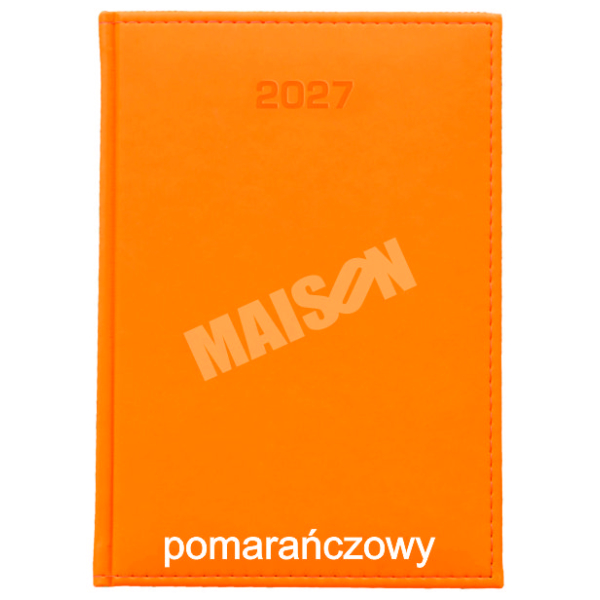 Kalendarz Raso Fluo dzienny A5 2027 z grawerem